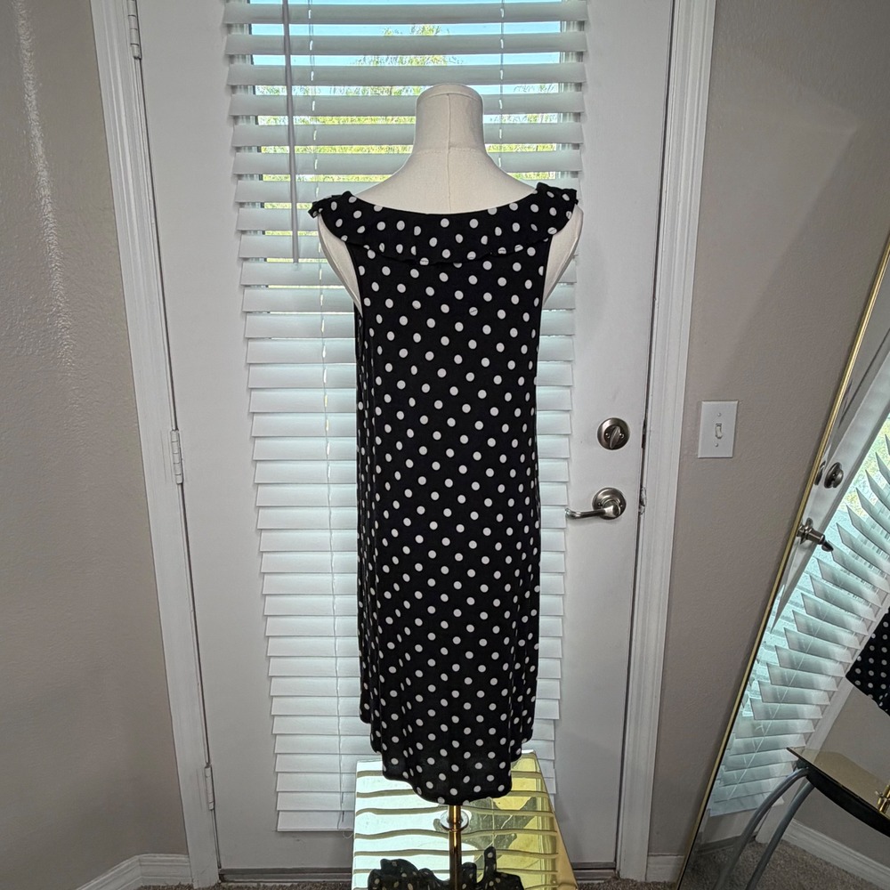 Kate Spade Dream A Little Dream Chemise S Polka Dot Ruffle Bow Nightgown Dress - Picture 3 of 15